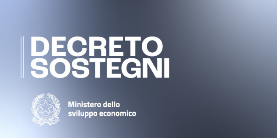 I sostegni per l’emergenza Covid19 I sostegni per l'emergenza Covid19